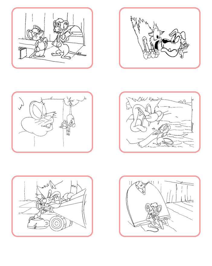 mice coloring pages